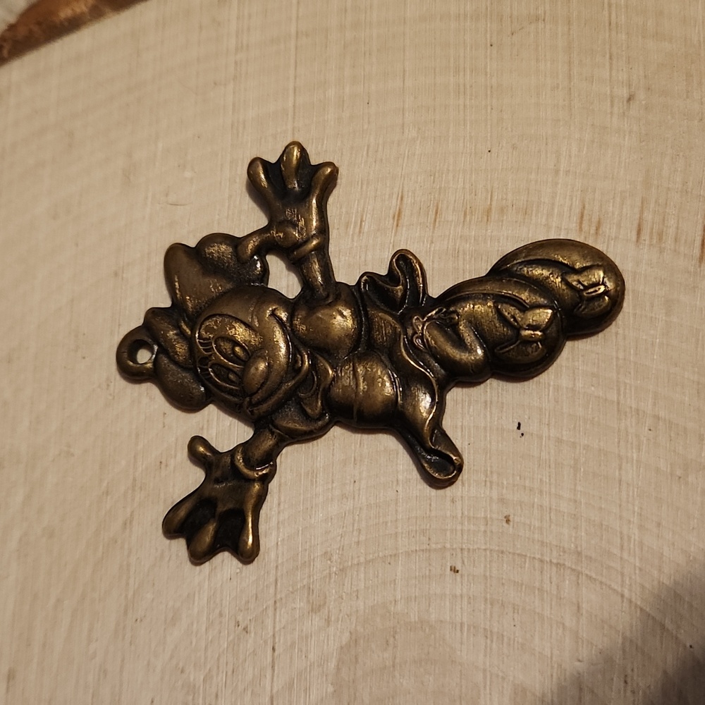 Disney Brass Minnie Mouse Monogram Products Pendant or Ornament